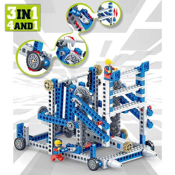 KY1001-2 Mechanical Engineering Assembled Building Blocks Children Puzzle Toys
