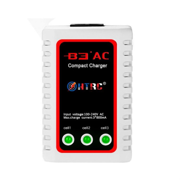 HTRC B3AC 2-3S Model Airplane Lithium Battery Charger Electric Toy Charger, EU Plug