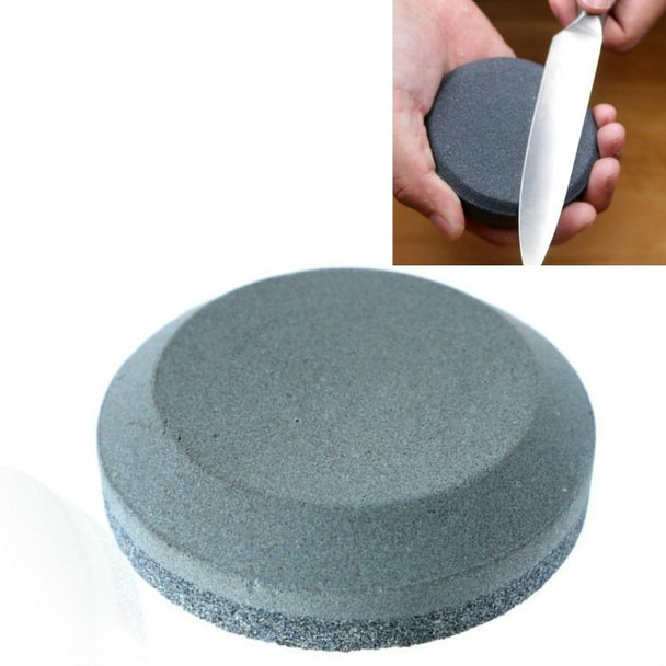 2 PCS Double-Sided Whetstone Kitchen Knives Round Knife Sharpener, Style:A