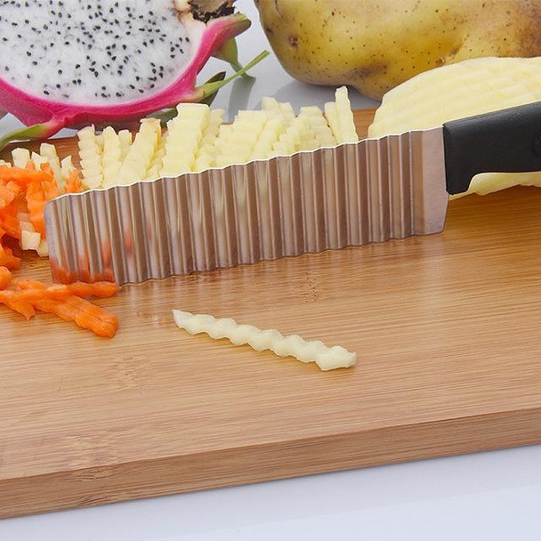 2 PCS Stainless Steel Wave Knife Professional Potato Cutting Machine