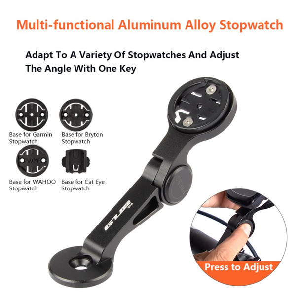 GUB 666 Aluminum Alloy Bicycle Stopwatch Bracket Adjustable Bike Computer Adapter Holder