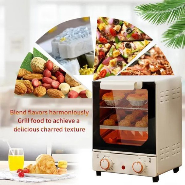 15L Silver Crest Glass Door Mini Oven