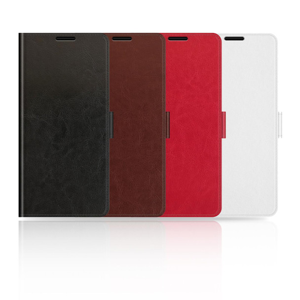 For Motolora Moto G14 R64 Texture Horizontal Flip Leatherette Phone Case(Red)