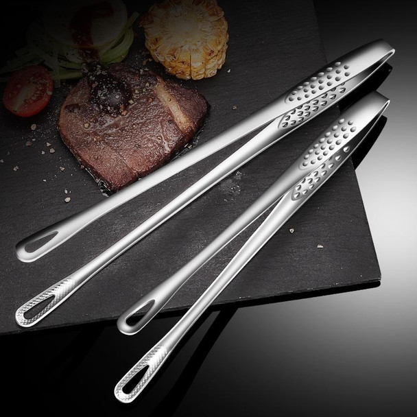 3 PCS Barbecue Clip 304 Stainless Steel Steak Clamp Food Clip, Size: Small (Stainless Steel Color)