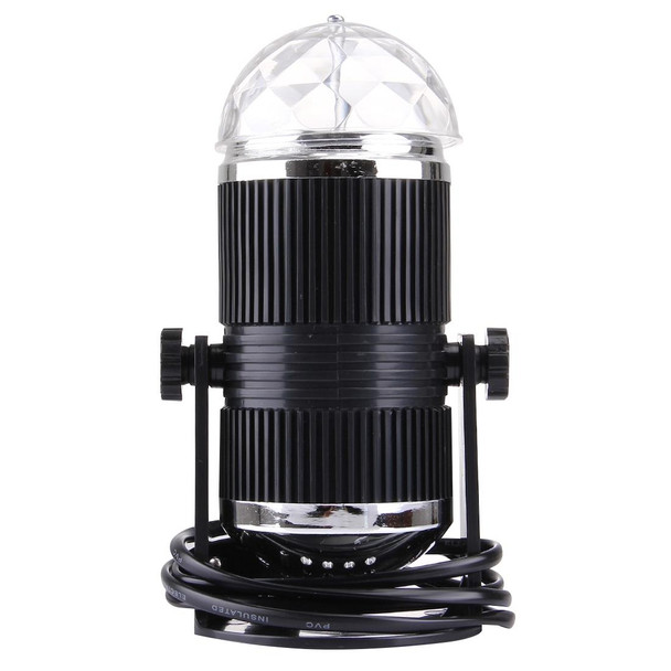 3W Mini Rotating Magic Ball LED Stage Light , US Plug