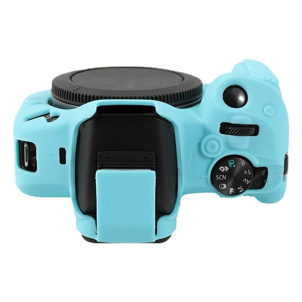 For Canon EOS R50 Soft Silicone Protective Case(Sky Blue)
