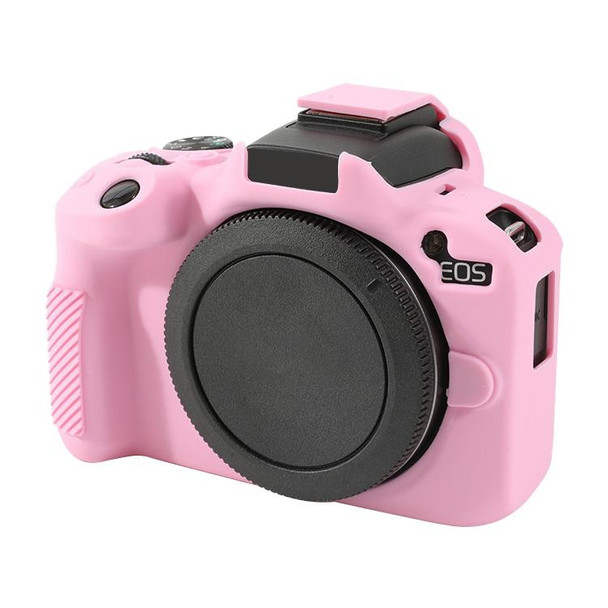 For Canon EOS R50 Soft Silicone Protective Case(Pink)