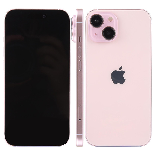 For iPhone 15 Plus Black Screen Non-Working Fake Dummy Display Model (Pink)