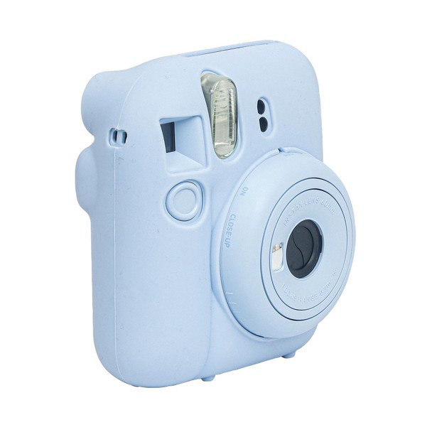 For FUJIFILM instax mini 12 Soft Silicone Camera Protective Case(Blue)