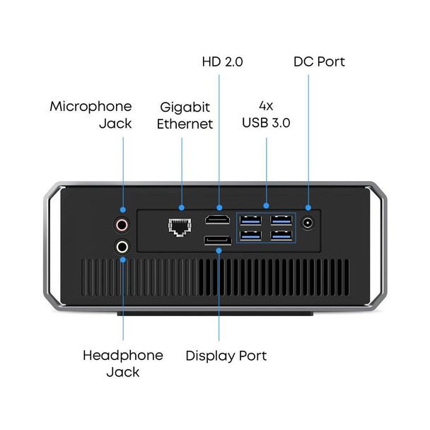 CHUWI CoreBox i5 Mini PC, 16GB+512GB Win11 System Intel Core i5-1235U Deca Core up to 4.4GHz, Support WiFi 6, Bluetooth, HDMI, SATA HDD, RJ45