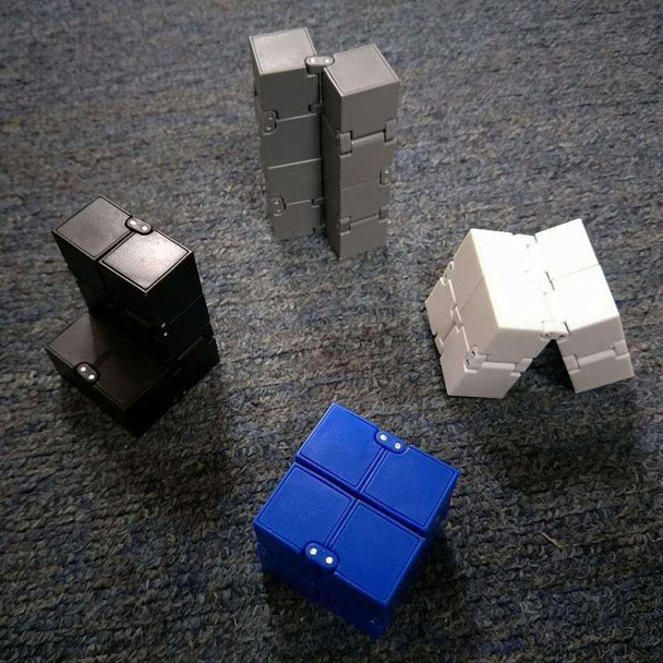 3 PCS Creative Folding Puzzles Magic Cube Infinity Cube Pressure Reduction Toy(Gray)