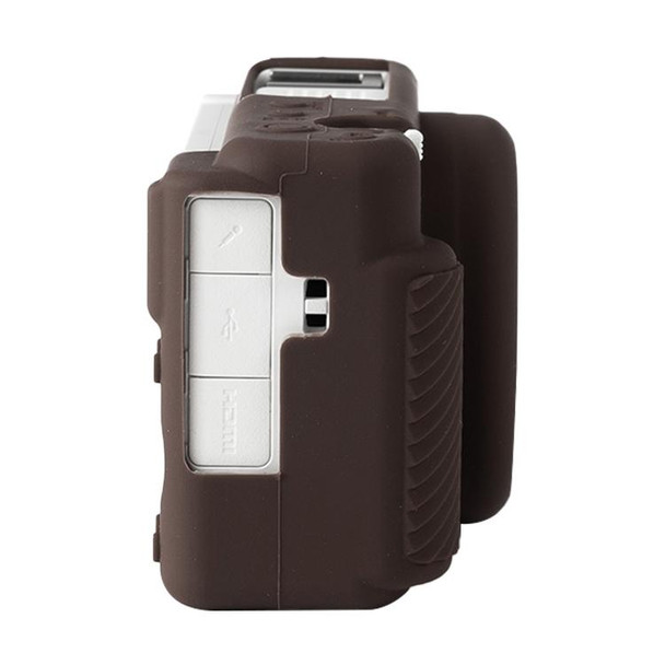 For Sony ZV-1F / ZV1 M2 Soft Silicone Protective Case(Coffee)