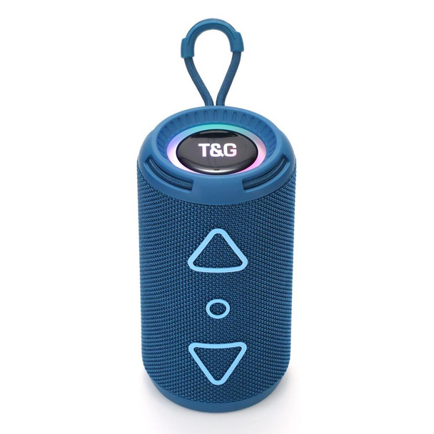 T&G TG-656 Portable Wireless 3D Stereo Subwoofer Bluetooth Speaker Support FM / LED Atmosphere Light(Blue)