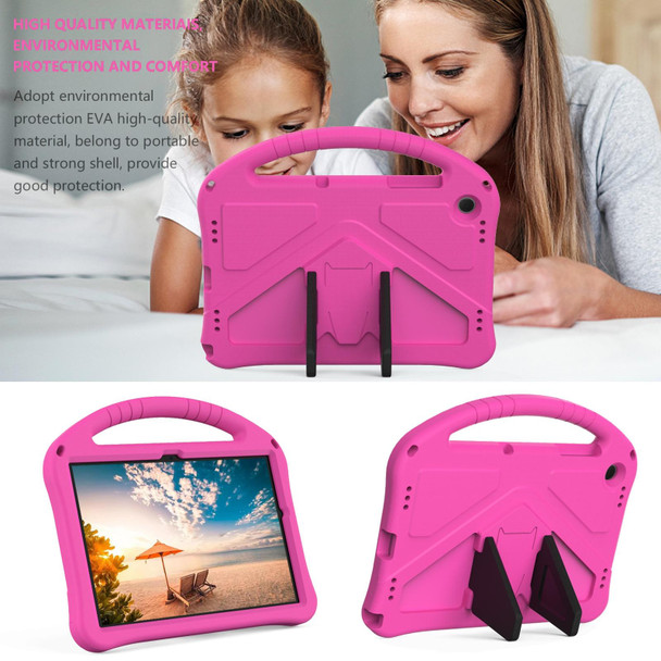 For Samsung Galaxy Tab A9+ EVA Shockproof Tablet Case with Holder(Rose Red)