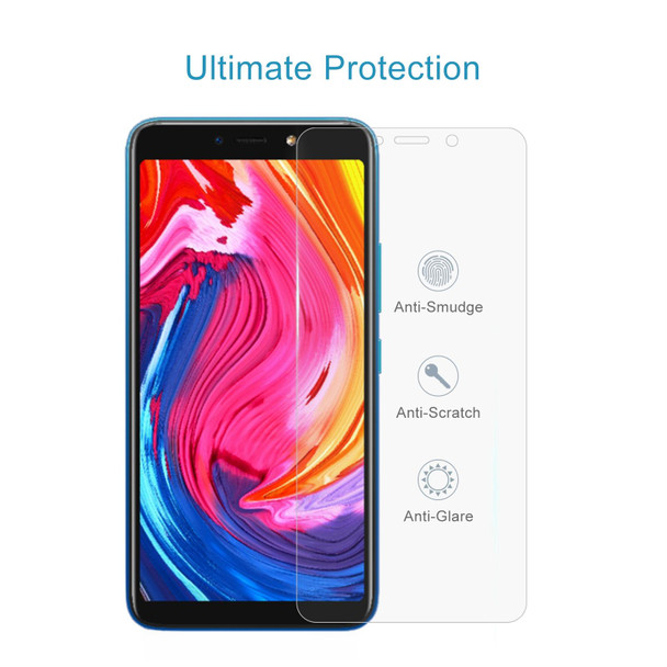 50 PCS 0.26mm 9H 2.5D Tempered Glass Film - Itel A56