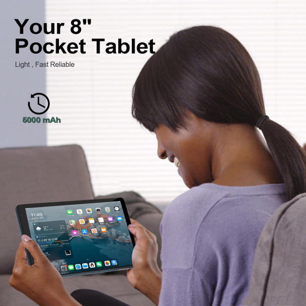 BDF P8 3G Phone Call Tablet PC 8.0 inch, 2GB+32GB, Android 9.0 MTK6735 Octa Core, Support Dual SIM, EU Plug(Grey)