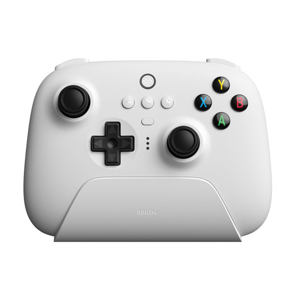8BitDo Wireless 2.4G Gaming Controller With Charging Dock(White)
