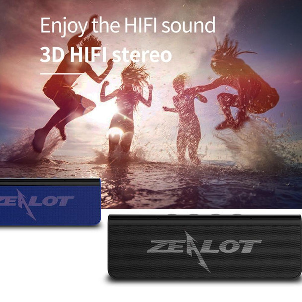 ZEALOT S31 10W 3D HiFi Stereo Wireless Bluetooth Speaker, Support Hands-free / USB / AUX / TF Card (Red)