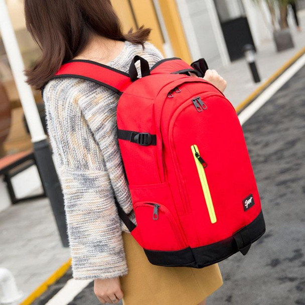 1107 Student Bag Leisure Backpack(Red)