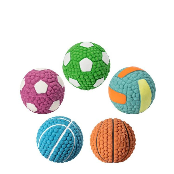 Dog Toy Latex Dog Bite Sound Ball Pet Toys, Specification: Small Blow Molding Football