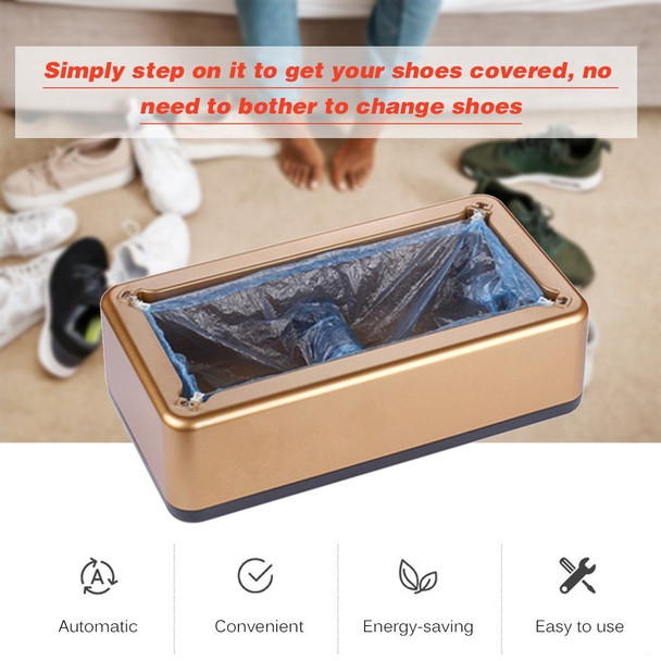 100Pcs / Pack Shoe Covers Anti-dust Waterproof Plastic Thick Disposable Shoe Covers for Shoe Cover Dispenser