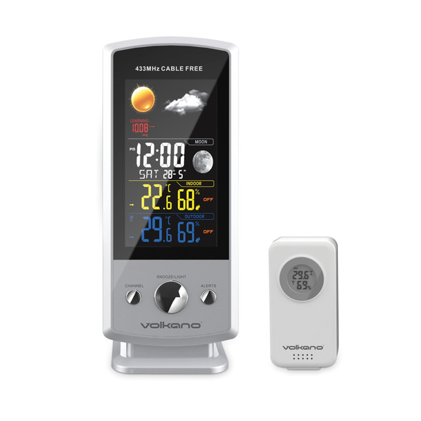 Volkano Drizzle series Weather Station - White