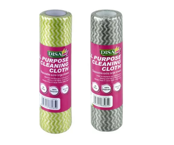 Cleaning Cloth Roll 10 Sheets 50cm x 22cm