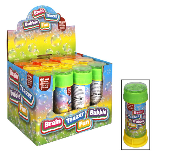 Bubble Bottle With Puzzle Lid