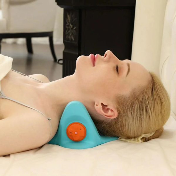 EMS Heat Vibrating Back & Neck Massage Pillow