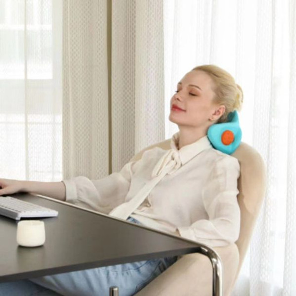 EMS Heat Vibrating Back & Neck Massage Pillow