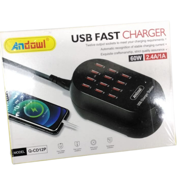 60W USB Fast Charging Station