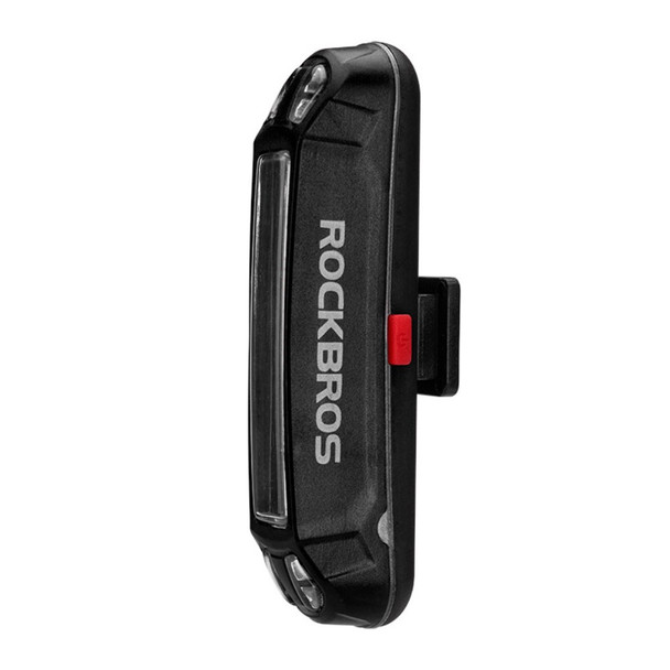 ROCKBROS A54 USB Rechargeable Bike LED Tail Light Waterproof Bicycle Cycling Warning Rear Lamp - Black