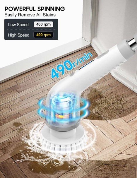 8 in 1 Electric Cleaning Brush