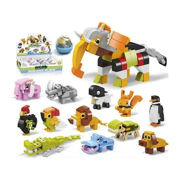 Construction Building Blocks Dinosaur Toys