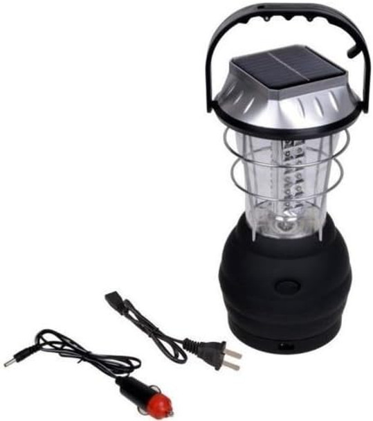 Portable Solar Camping Led Light - Black