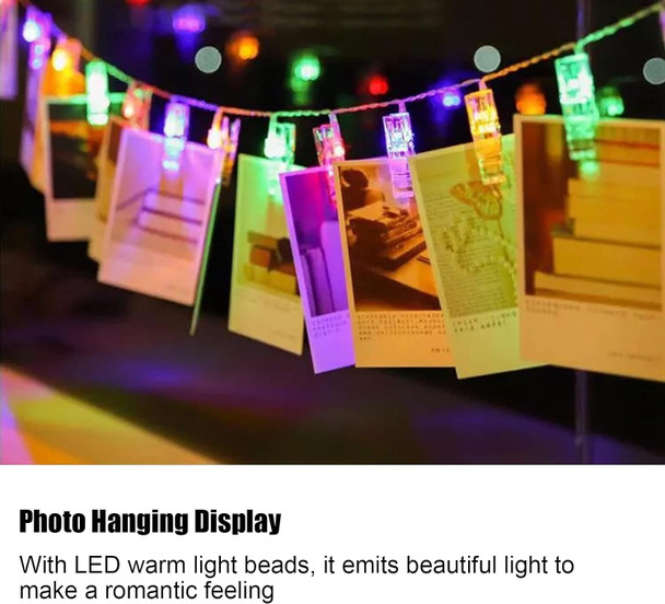 LED Photo Clip String Lights