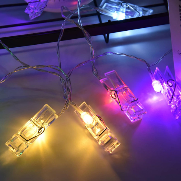 LED Photo Clip String Lights