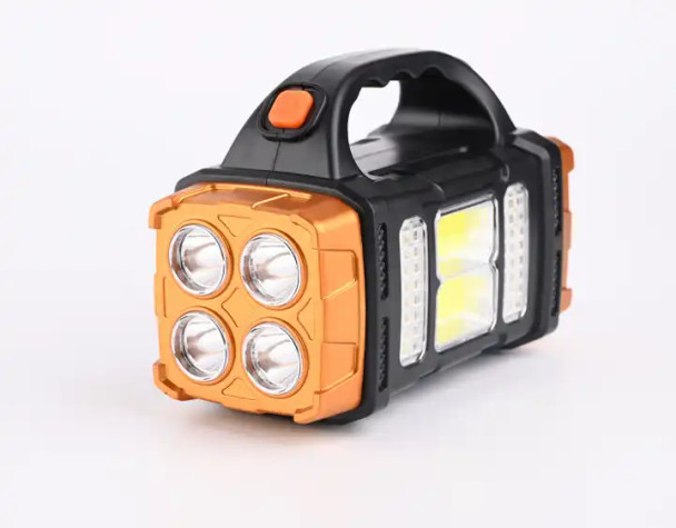 Portable Light LED Solar Plastic Flashlight