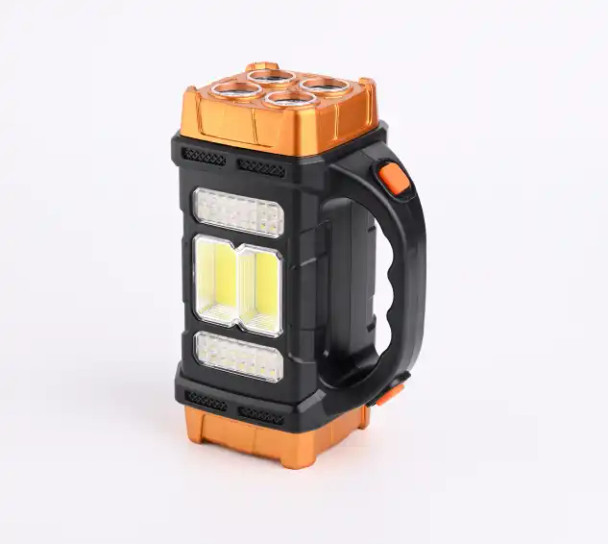 Portable Light LED Solar Plastic Flashlight