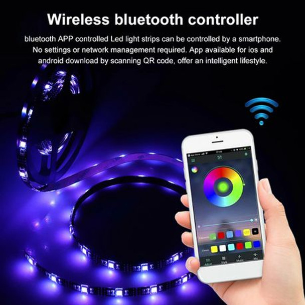 5m  RGB Bluetooth Controller Strip Light