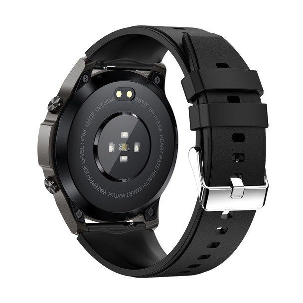 DM50 NFC Smart Watch 1.43 Inch AMOLED HD Screen Bluetooth Call IP68 Waterproof Smartwatch - Black