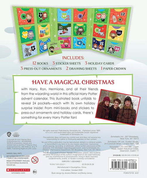 Official Advert Calendar Harry Potter