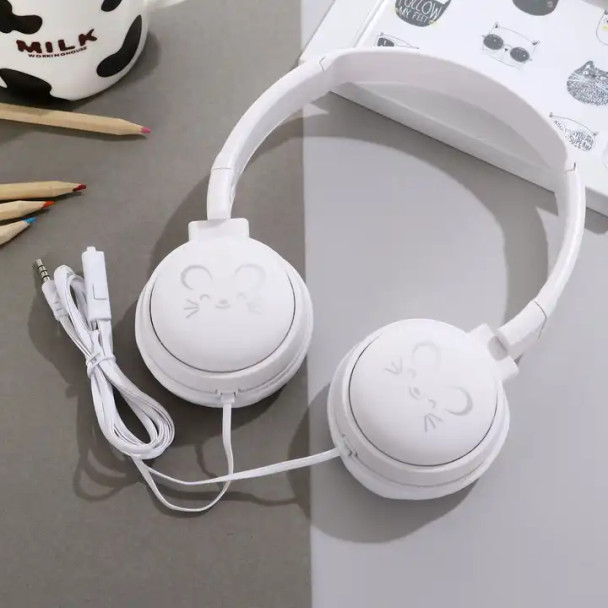 Extra Bass Stereo headphone- White