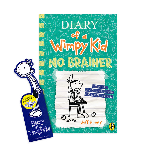 Diary Of A Wimpy Kid - No Brainer[ Includes Bookmark]