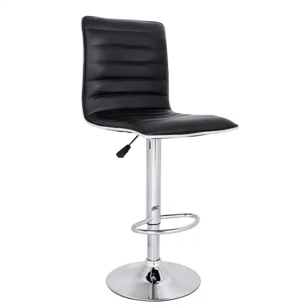 Home Vive - Solid Back Swivel Stool