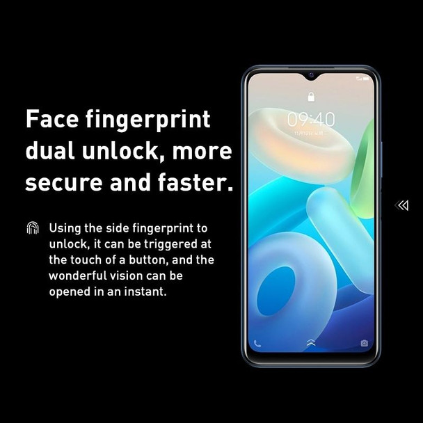 vivo Y32 4G, 4GB+128GB, Dual Back Cameras, Side Fingerprint Identification, 5000mAh Battery, 6.51 inch Android 11.0 OriginOS 1.0 Snapdragon 680 Octa Core up to 2.4GHz, OTG, Network: 4G(Blue)