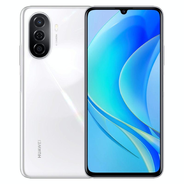 Huawei Enjoy 50 4G MGA-AL00, 8GB+128GB, China Version, Dual Back Cameras, 6000mAh Battery, Face ID & Side Fingerprint Identification, 6.75 inch HarmonyOS 2 Octa Core, Network: 4G, OTG, Not Support Google Play(White)