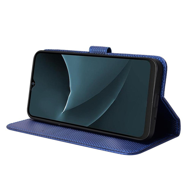 Blackview A95 Diamond Texture Leatherette Phone Case(Blue)