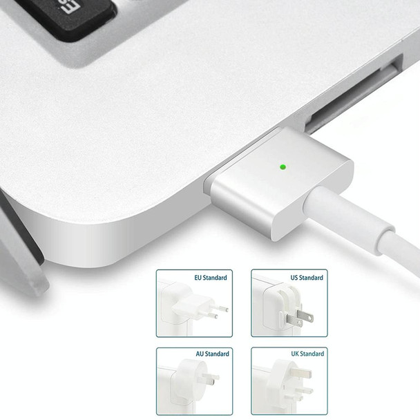 A1436 45W 14.85V 3.05A 5 Pin MagSafe 2 Power Adapter for MacBook, Cable Length: 1.6m, AU Plug