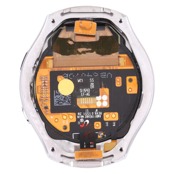 LCD Screen and Digitizer Full Assembly With Frame for Samsung Galaxy Gear S2 SM-R720(White)